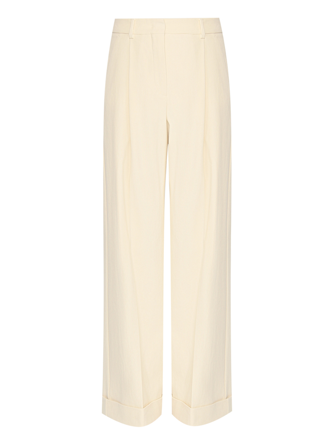 Sportmax Широкие однотонные брюки