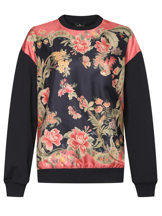 Etro Толстовка из хлопка с узором