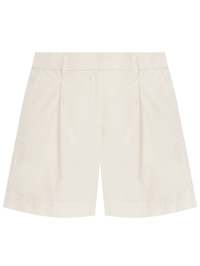 Max Mara Хлопковые шорты с подворотом
