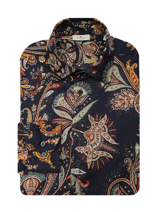 Etro Хлопковая рубашка с узором