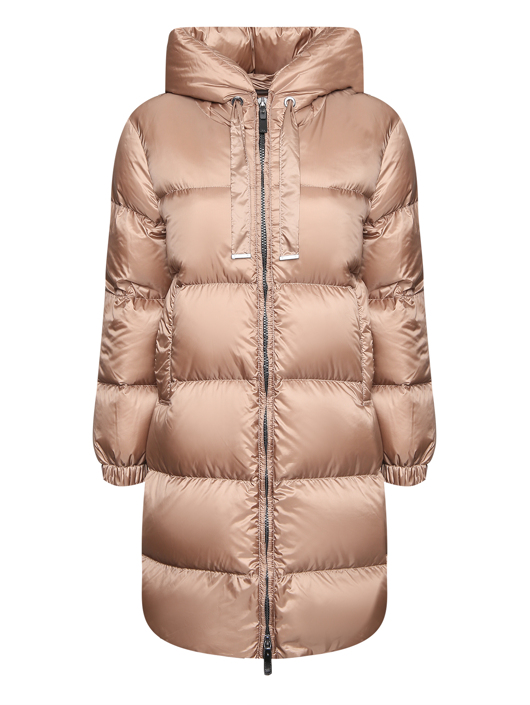 Max Mara Удлиненный пуховик с капюшоном