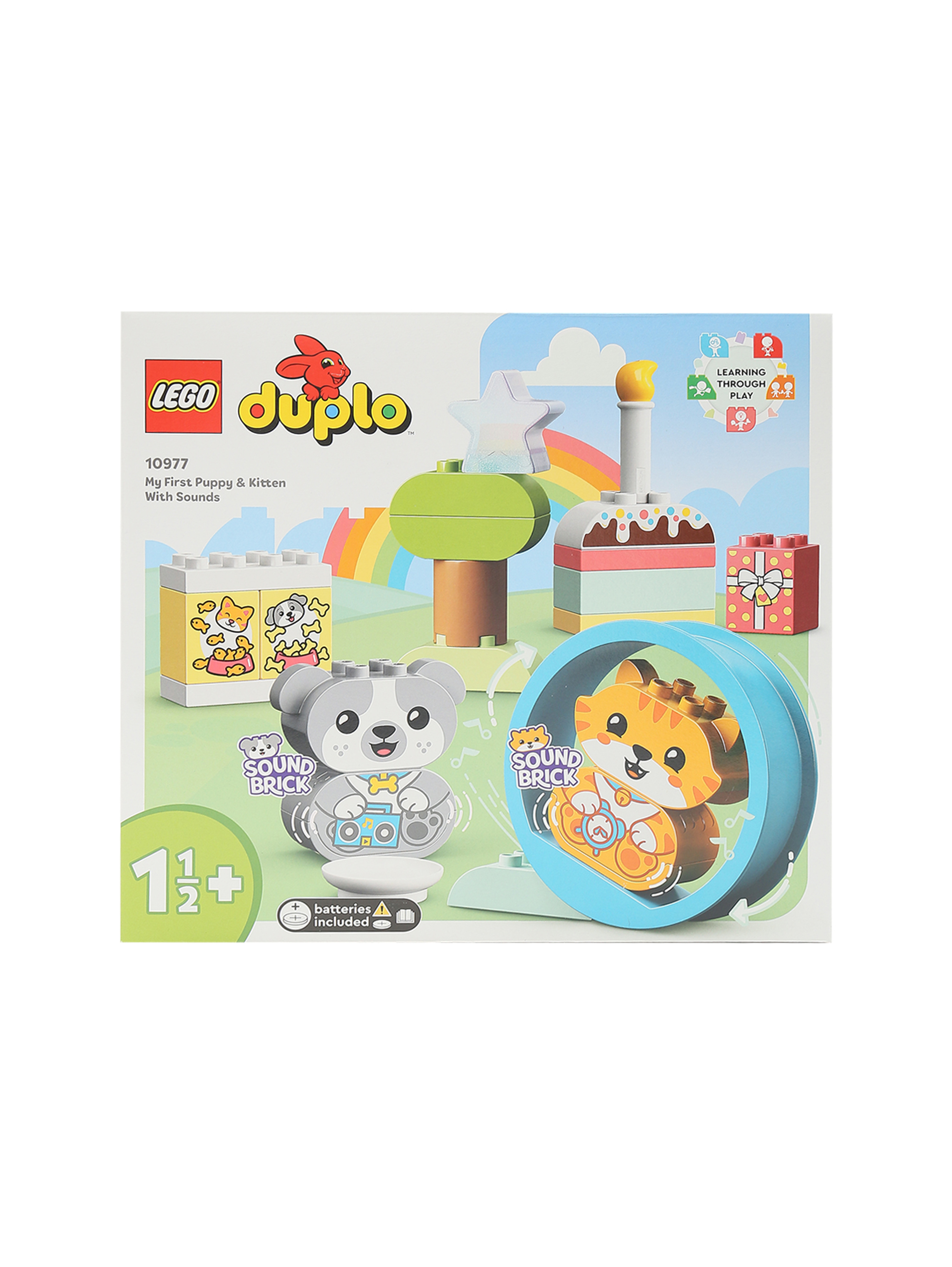 Конструктор детский lego duplo "Мой первый щенок и котенок"