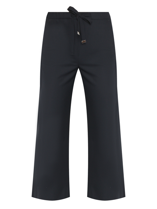 Max Mara Брюки из тонкой шерсти на резинке