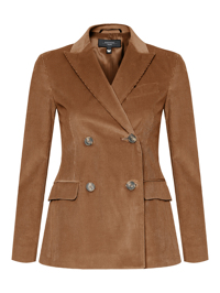 Weekend Max Mara Двубортный вельветовый жакет