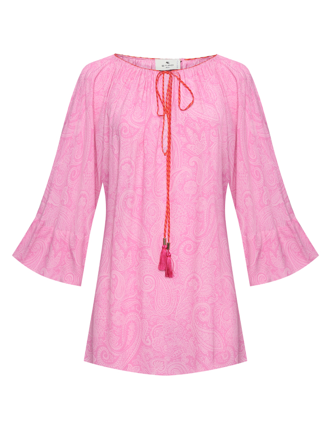 Etro Туника из вискозы с узором