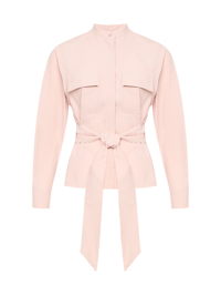 Weekend Max Mara Рубашка из хлопка с поясом