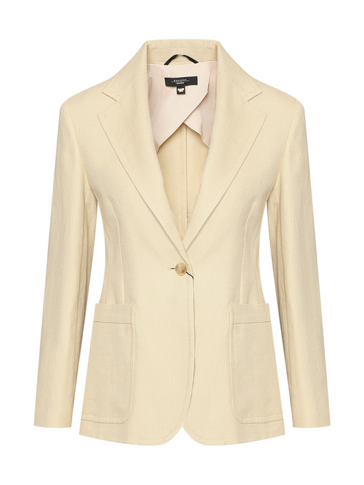 Weekend Max Mara Жакет без подкладки из хлопка и льна
