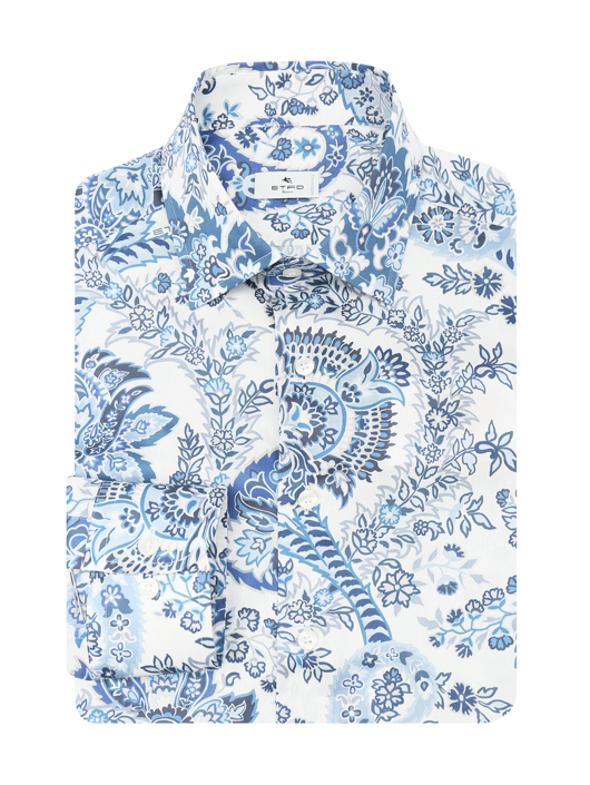 Etro Рубашка из хлопка с узором