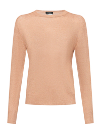 Weekend Max Mara Джемпер из льна с круглым вырезом