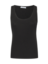 Max Mara Топ из хлопка в рубчик
