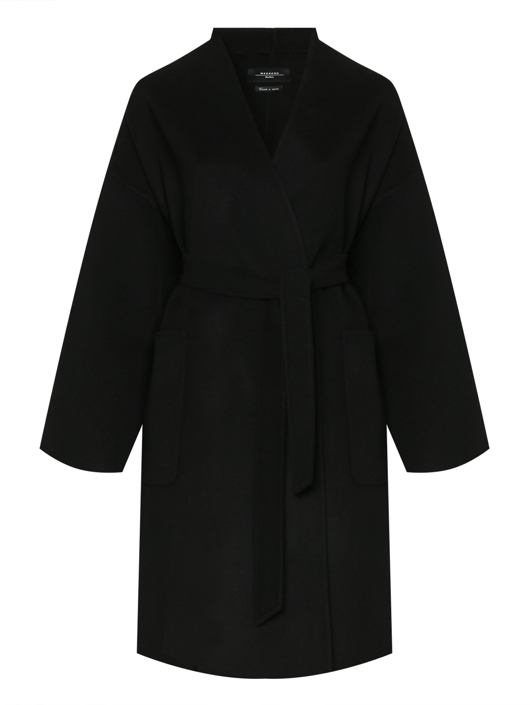 Weekend Max Mara Однотонное пальто из шерсти