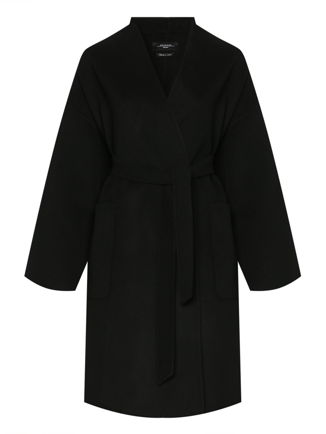 Weekend Max Mara Однотонное пальто из шерсти