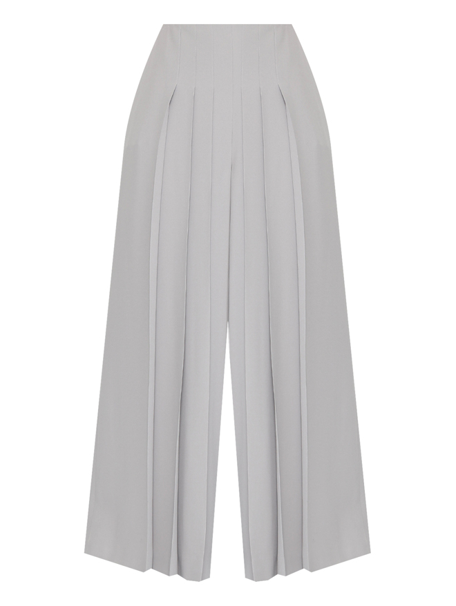 Alberta Ferretti Брюки из текстиля с защипами