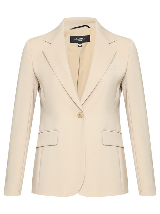Weekend Max Mara Однобортный жакет из шерсти