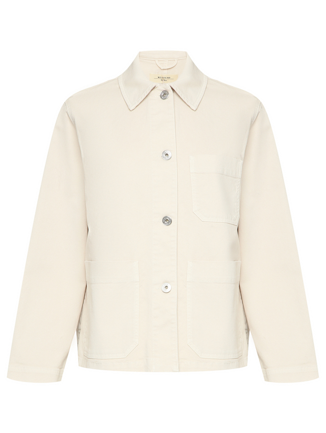 Weekend Max Mara Куртка из денима с карманами