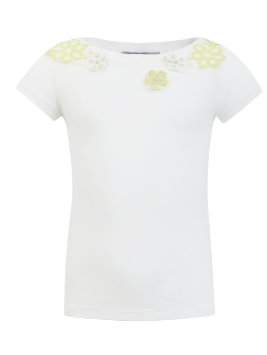 Ermanno Scervino Junior Топ с аппликацией