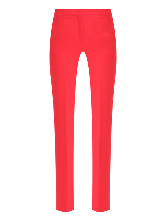 Moschino Однотонные брюки прямого кроя