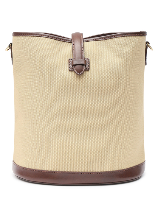 Weekend Max Mara Сумка из канваса и кожи