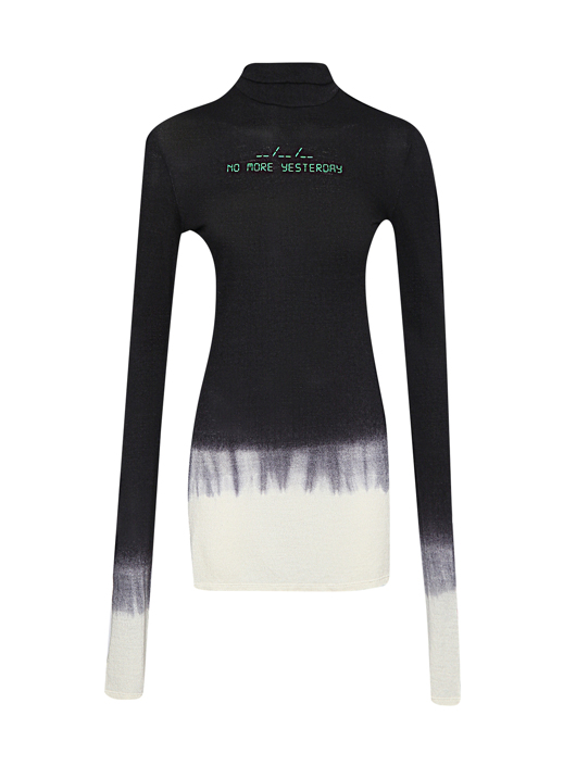 Sportmax Водолазка из шерсти с принтом