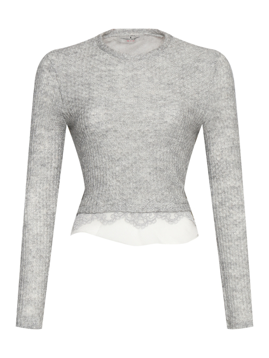 Ermanno Scervino Трикотажный джемпер с декором