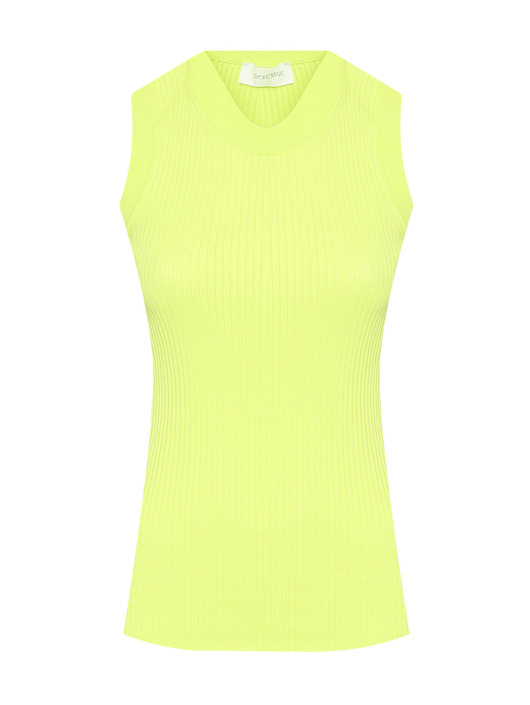Sportmax Трикотажный топ без рукавов