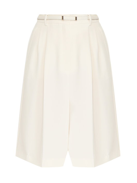 Max Mara Шорты из текстиля с ремнем