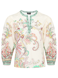 Etro Блуза из хлопка с узором