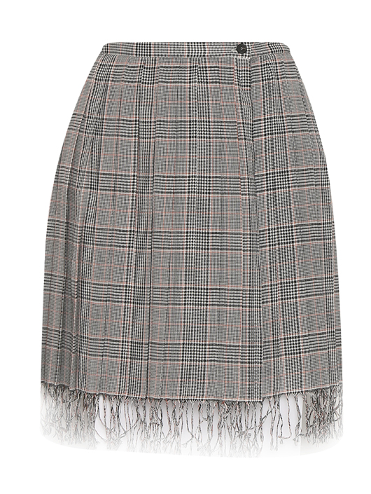 Weekend Max Mara Юбка с узором и бахромой