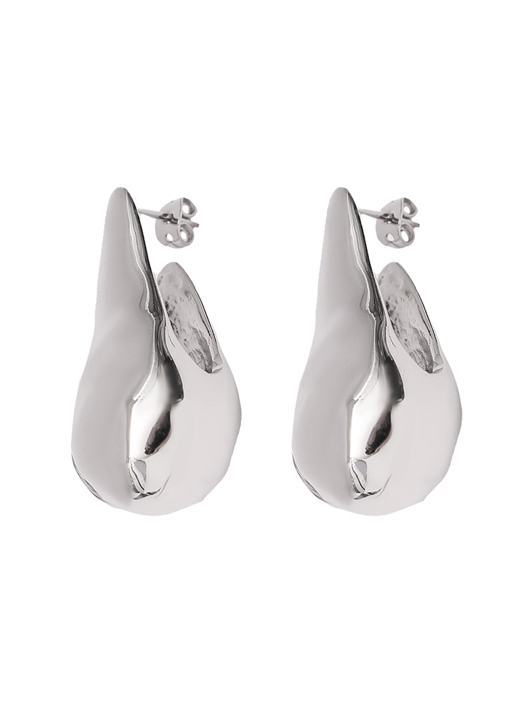 Alberta Ferretti Серьги-капельки из латуни и серебра