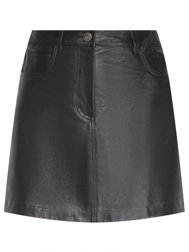 Weekend Max Mara Юбка-мини из кожи