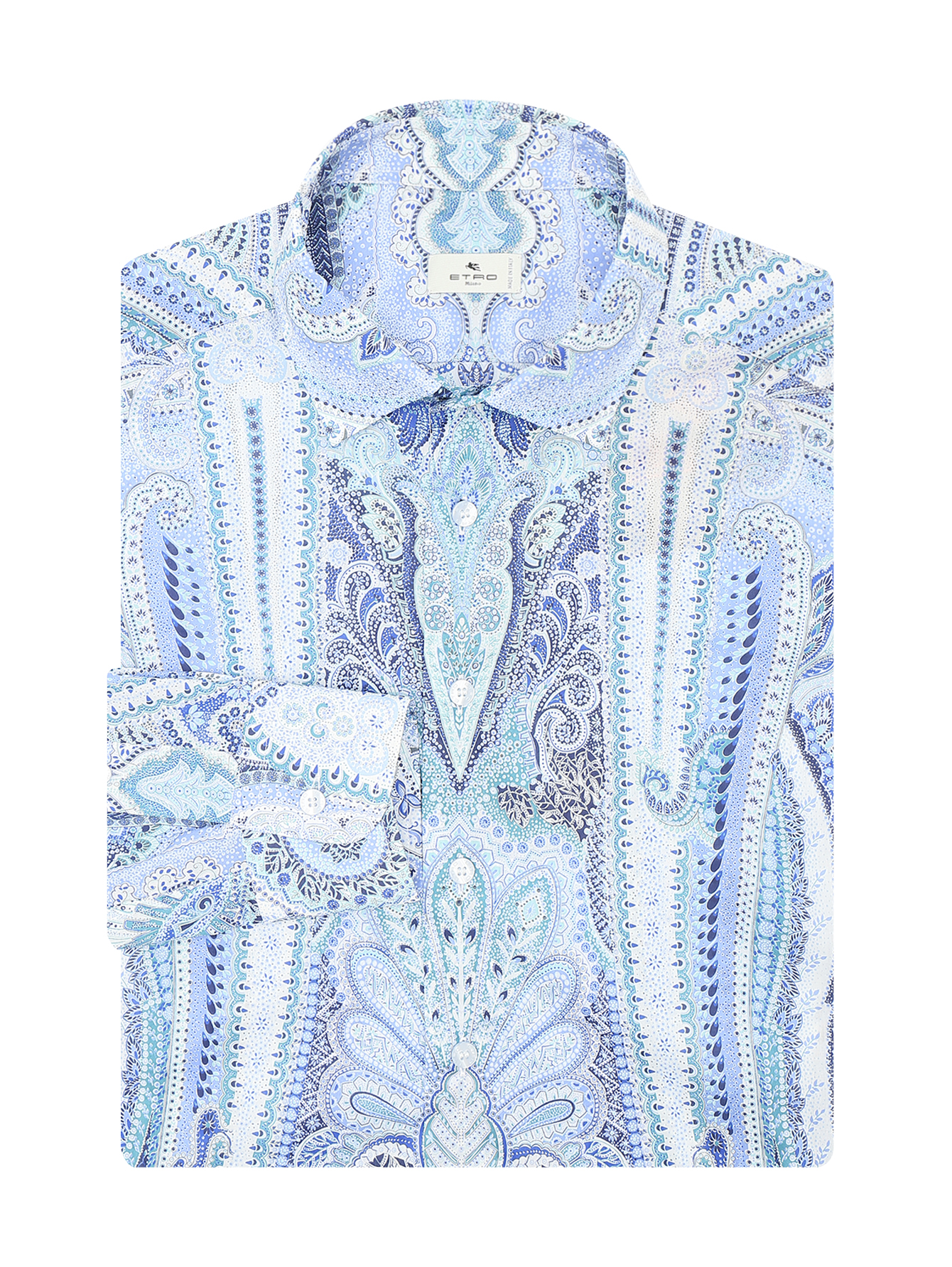 Etro Рубашка из хлопка с узором