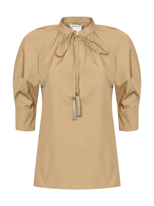 Max Mara Блуза из хлопка свободного кроя