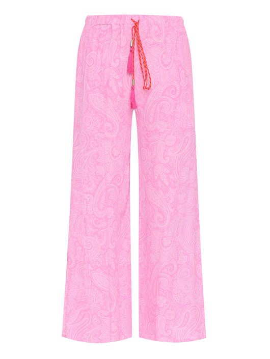 Etro Брюки из вискозы с узором