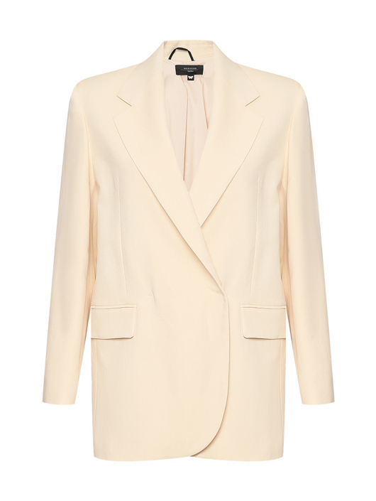 Weekend Max Mara Жакет из смешанного льна на кнопках