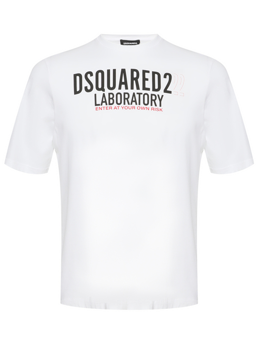 Dsquared2 Футболка из хлопка с принтом