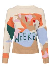 Weekend Max Mara Трикотажный джемпер из смешанного хлопка