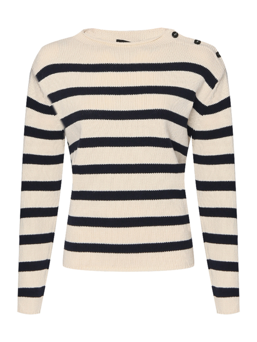 Weekend Max Mara Джемпер из хлопка с узором полоска