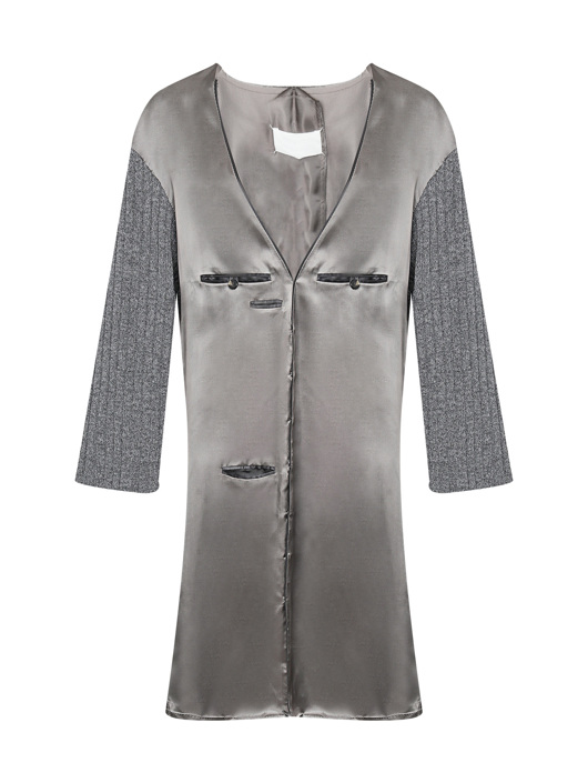 Maison Margiela Комбинированное платье свободного кроя