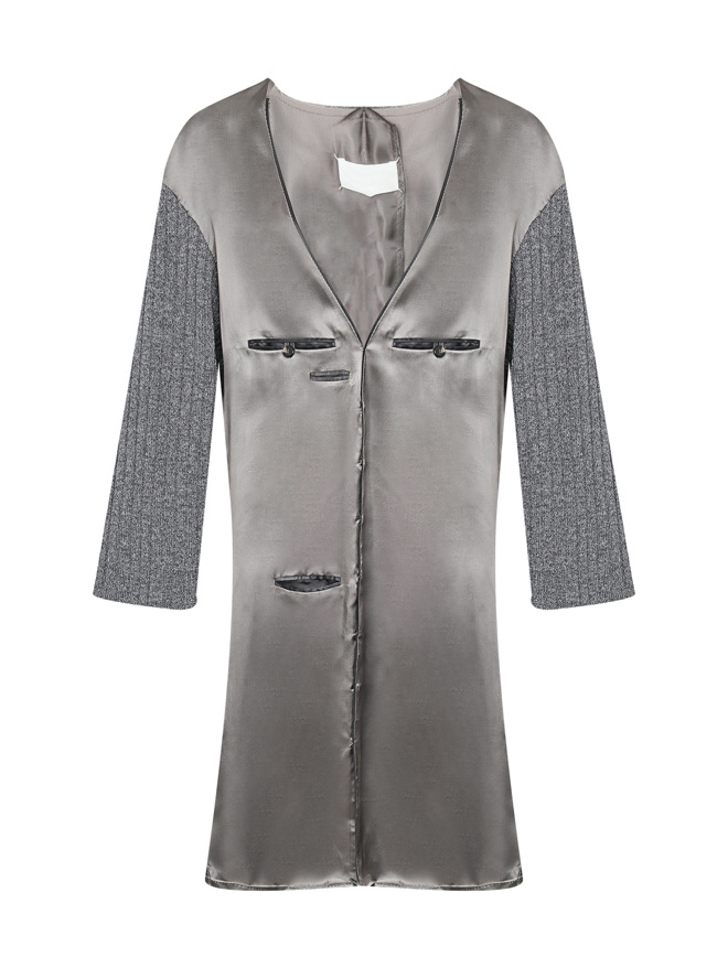 Maison Margiela Комбинированное платье свободного кроя