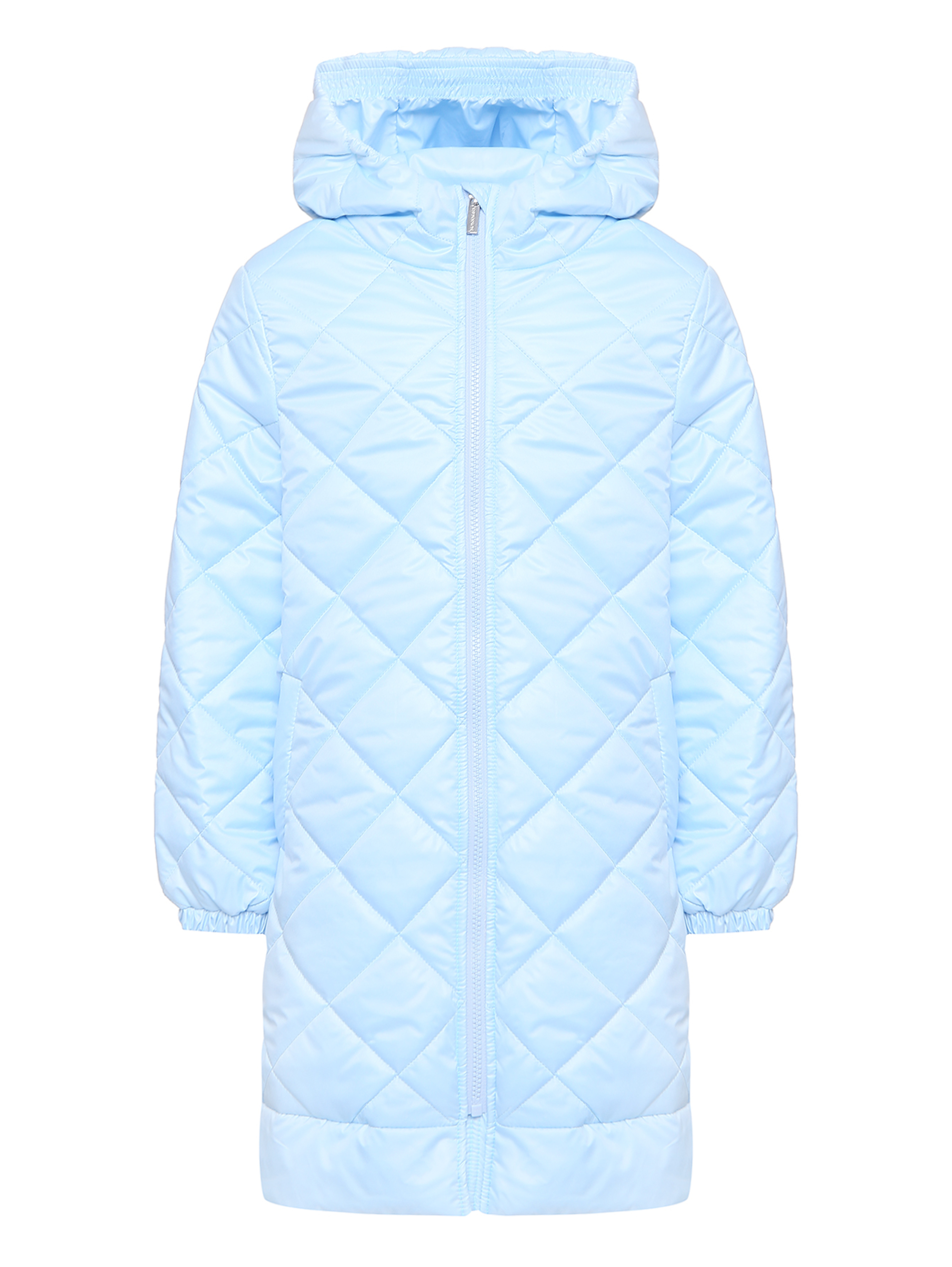 Стеганое пальто с карманами