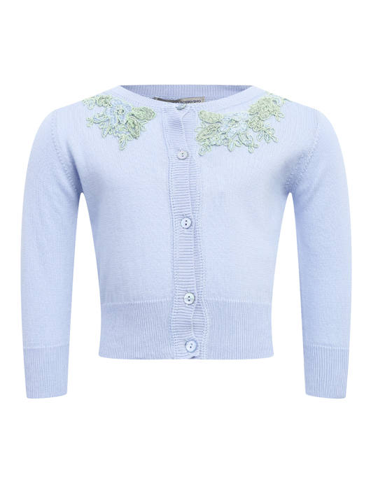Ermanno Scervino Junior Кардиган с аппликацией