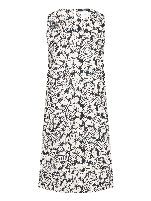 Weekend Max Mara Мини платье с цветочным узором из хлопка