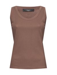 Weekend Max Mara Базовая майка в рубчик из хлопка