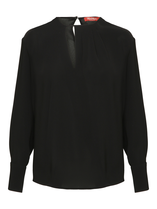 Max Mara Блуза с круглым воротом