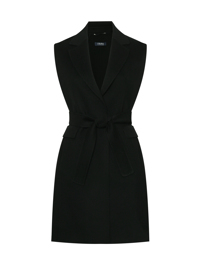 Max Mara Жилет из шерсти с поясом