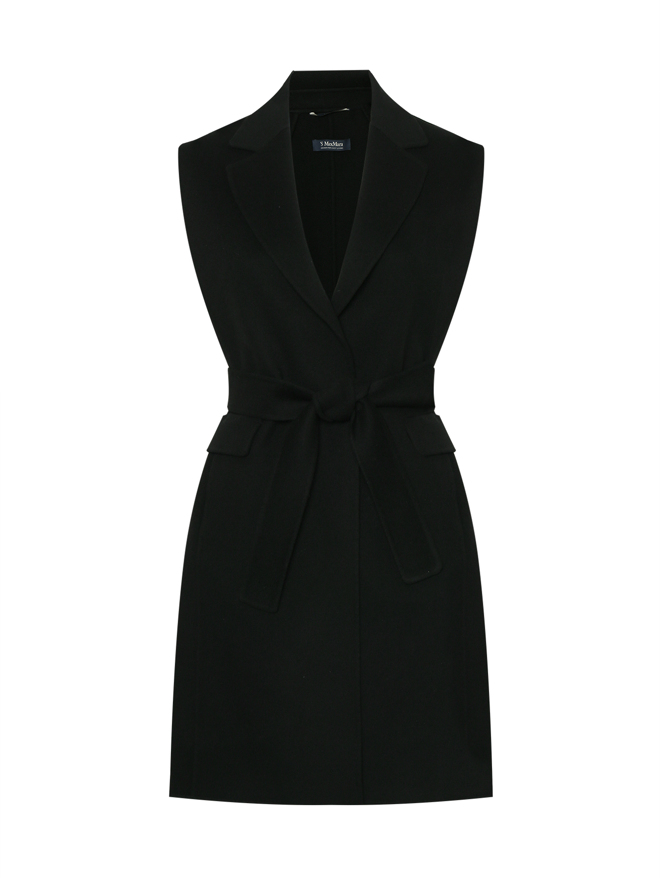 Max Mara Жилет из шерсти с поясом