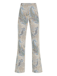 Etro Брюки-клеш из эластичной ткани с узором