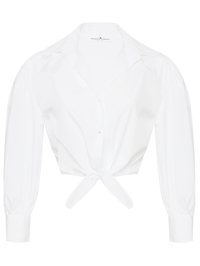 Ermanno Scervino Рубашка однотонная из хлопка