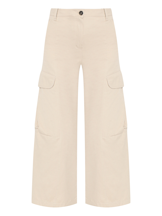 Max Mara Брюки-карго из хлопка