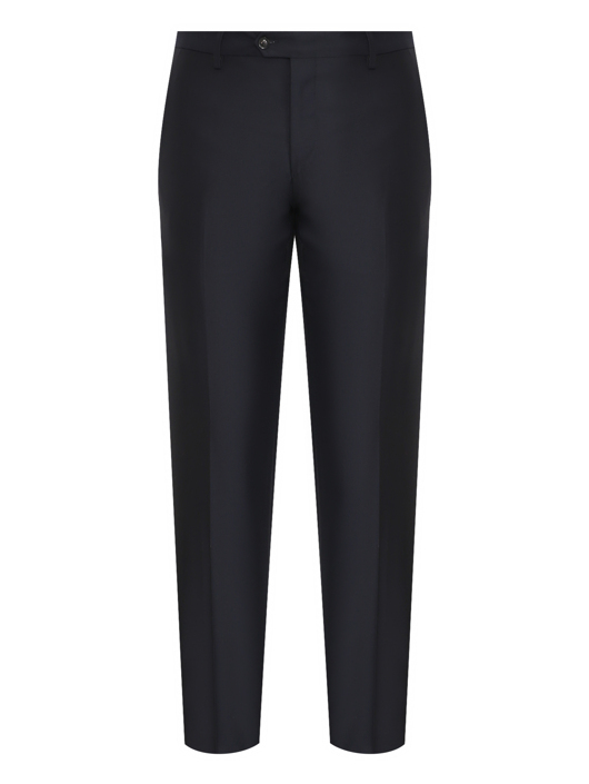 LARDINI Прямые брюки из шерсти